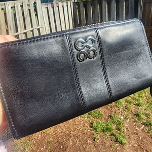 Coach Peyton Accordion Zip Aroun Wallet.